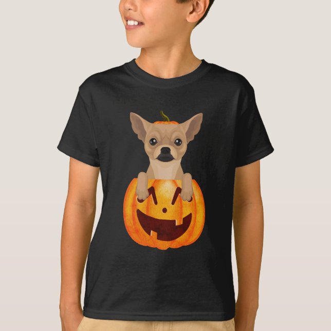 Chihuahua Pumpkin T - Shirt (Vorderseite)