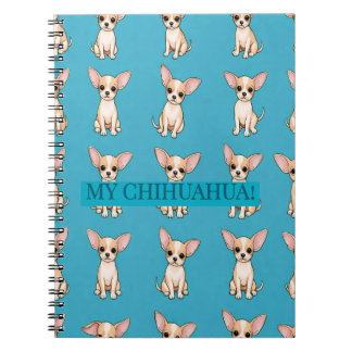 Chihuahua Puppy Notebook Journal Notizblock