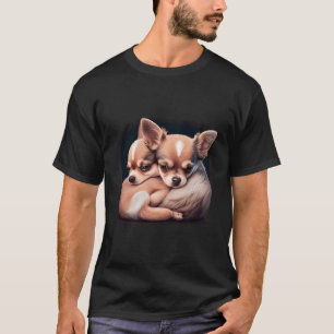 Chihuahua Puppys - Niedliche Hunde Kleines Liebe H T-Shirt
