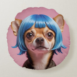 Chihuahua Rundes Kissen