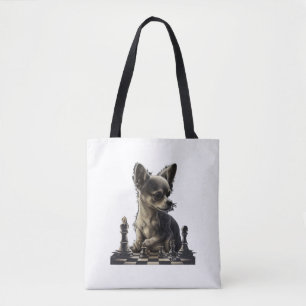 Chihuahua Schach-Spielerkönigin Tasche