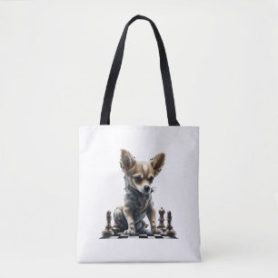 Chihuahua Schach-Spielerkönigin Tasche