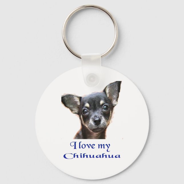 Chihuahua Schlüsselanhänger (Vorderseite)