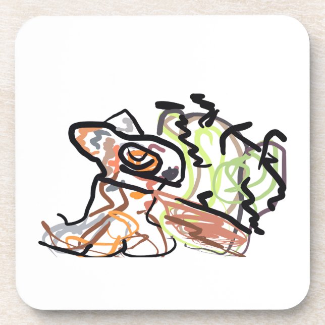Chihuahua-Set Getränkeuntersetzer (Vorderseite)