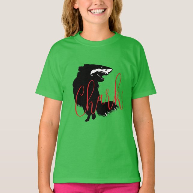 Chihuahua + Shark = Chark T-Shirt (Vorderseite)