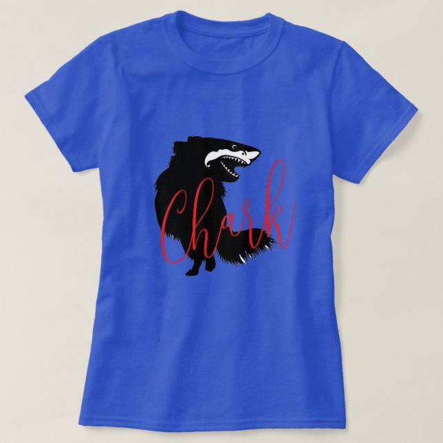 Chihuahua + Shark = Chark T-Shirt (Design vorne)