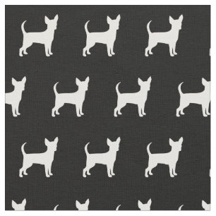 Chihuahua Silhouette Haustier Stoff
