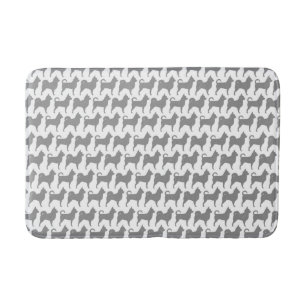 Chihuahua-Silhouetten-Muster Badematte