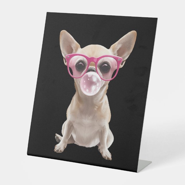 Chihuahua   sockelschild (Vorderseite)