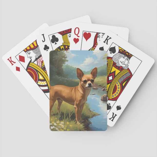 Chihuahua Spielkarten (Rückseite)