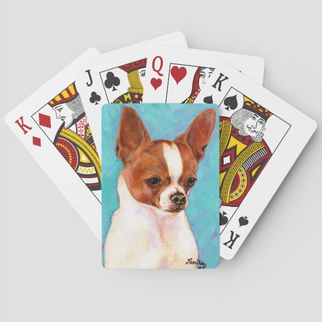 Chihuahua Spielkarten (Rückseite)