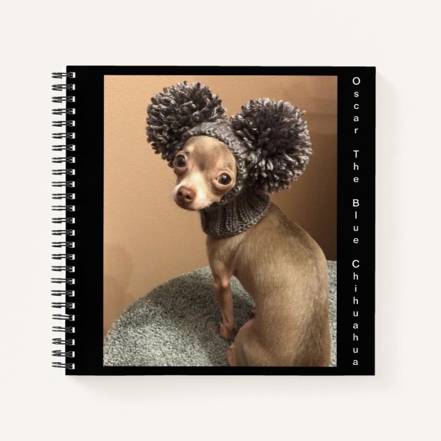 Chihuahua-Spiralheft Notizbuch (Vorderseite)