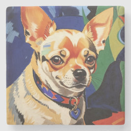 Chihuahua Steinuntersetzer