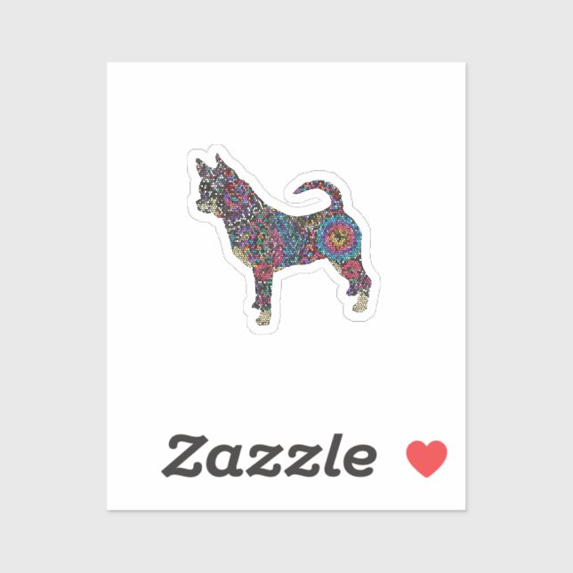 Chihuahua sticker (Feuille)