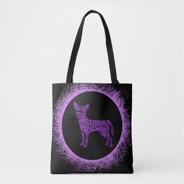 "CHIHUAHUA" TASCHE LILA! (Vorderseite)