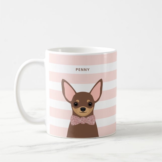 Chihuahua-Tasse Kaffeetasse (Links)