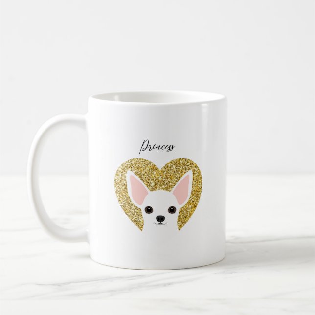 Chihuahua-Tasse Kaffeetasse (Links)