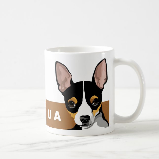 Chihuahua-Tassen Kaffeetasse (Rechts)