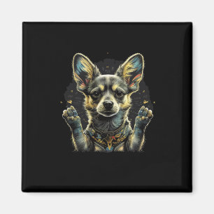 Chihuahua Ukraine Frieden Und Liebe Flagge Hilfe H Magnet