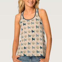 Chihuahua und Paw auf Tank Top