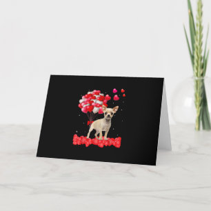 Chihuahua-Valentinstag aus Herzenliebhaber Feiertagskarte