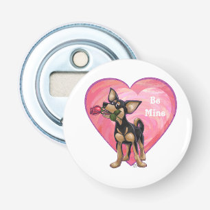 Chihuahua-Valentinstag Flaschenöffner