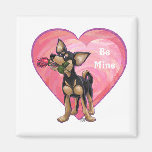 Chihuahua Valentinstag Magnet