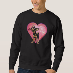 Chihuahua-Valentinstag Sweatshirt