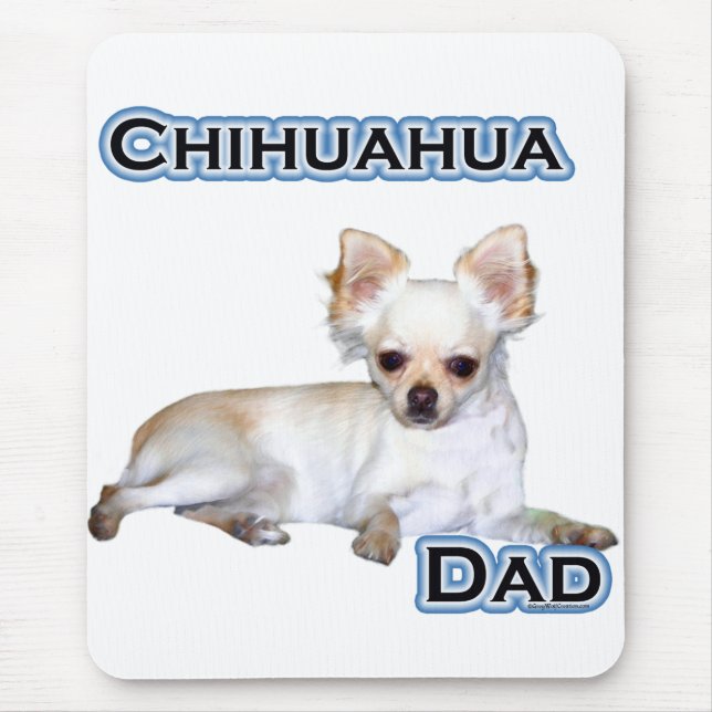 Chihuahua-Vater 4 Mousepad (Vorne)