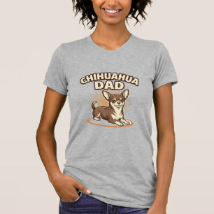 Chihuahua-Vater Vintage Gravur Hunde Liebhaber Des T-Shirt