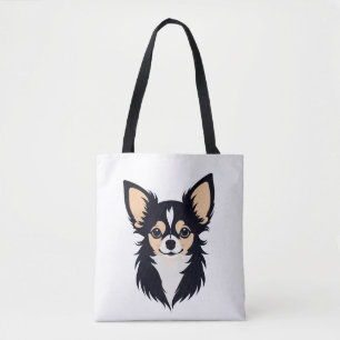 Chihuahua Vector Art Animal Modern Urban Graphic Tasche
