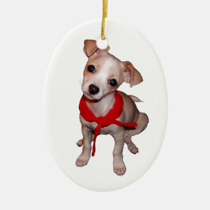 Chihuahua-Verzierung Keramik Ornament