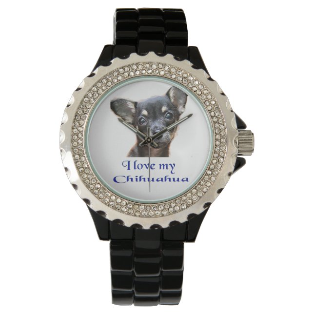 Chihuahua Watch Armbanduhr (Vorderseite)