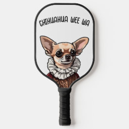 Chihuahua wee wa pickleball schläger