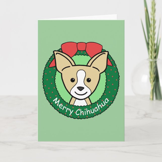 Chihuahua Weihnachten (Vorderseite)