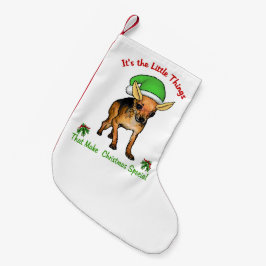Chihuahua Weihnachten Kleiner Weihnachtsstrumpf