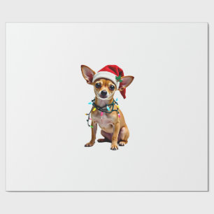 Chihuahua Weihnachten Santa hässlicher Pullover Hu Geschenkpapier