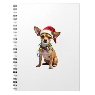 Chihuahua Weihnachten Santa hässlicher Pullover Hu Notizblock