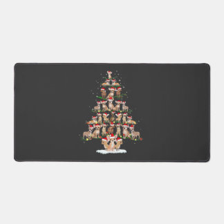 Chihuahua-Weihnachtsbaum Lustiger Tee Xmas Chihuah Schreibtischunterlage