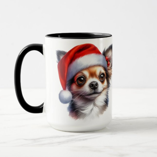 Chihuahua Weihnachtscoffee Tasse Cup (Links)