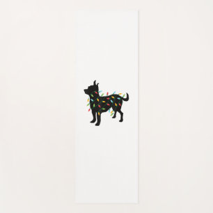 Chihuahua WeihnachtsLICHT Weihnachten Weihnachtsge Yogamatte