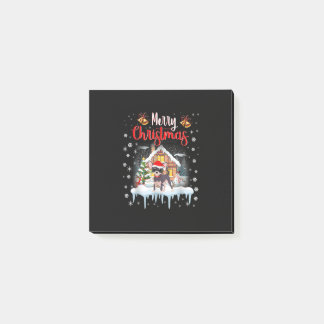Chihuahua Weihnachtsmannmütze frohe Weihnachtslied Post-it Klebezettel