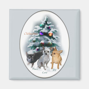 Chihuahua Weihnachtspenden Magnet