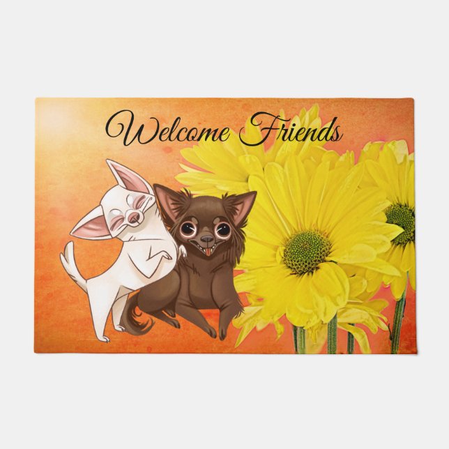 Chihuahua Welcome Mat Fußmatte (Vorderseite)