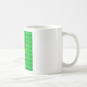Chihuahua Welpe Dog St. Patrick's Day Green Clover Kaffeetasse