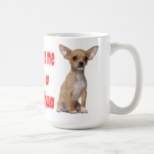 Chihuahua-Welpen-Hund-Rot-Liebt-Kaffeetasse Kaffeetasse