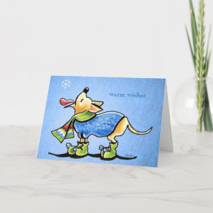 Chihuahua Winter Snowflakes Weihnachten Custom