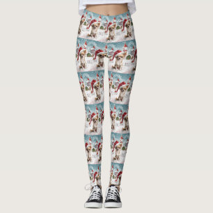 Chihuahua Winter Wonderland Weihnachtsfreude Leggings