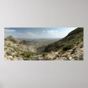 Chihuahuan Desert Vista in Carlsbad Caverns Poster