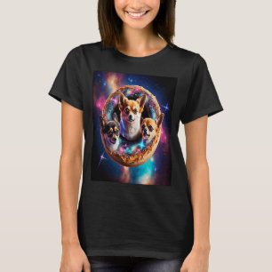 Chihuahuas in Space Donuts Chihuahuas Boys Girls W T-Shirt